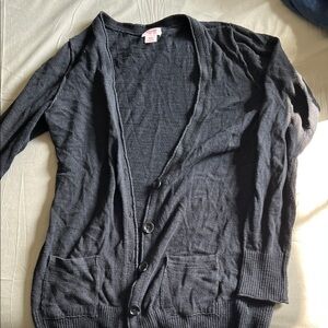 H&M Dark Gray Men's Cardigan Sweater